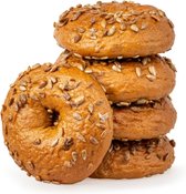 Happy Bakers Bagels Donker Meerzaden Glutenvrij 4 stuks