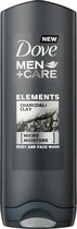 Dove - Men + Care Elements Micro Moisture Body And Face Wash SHOWER GEL do mycia ciała i twarzy Charcoal Clay - 250ML