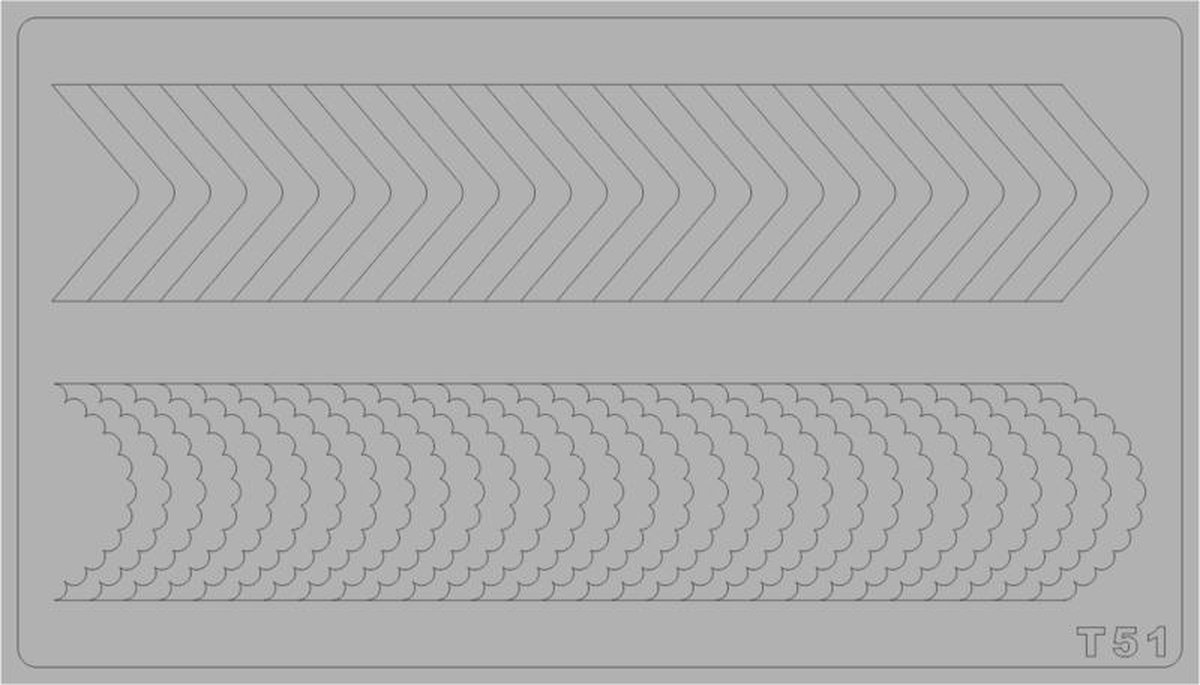 Goedkoopste Korneliya Airbrush - Aeropuffing Sjabloon T51