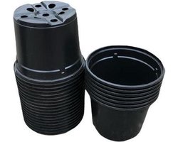 Kweekpot zwart – Ø12cm, hoogte 9cm (25 stuks)