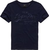 Superdry Dames tshirt Tonal T-shirt met Vintage logo en borduursel