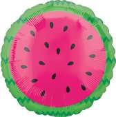 Amscan Folieballon Tropical Watermelon 43 Cm Groen/roze