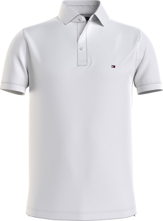 Tommy Hilfiger 1985 Poloshirt Wit Slim-fit Heren Poloshirt