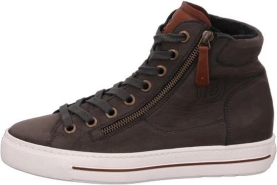 Paul Green 4024 - Volwassenen VeterlaarzenHalf-hoge schoenen - Kleur: Grijs  - Maat: 43 | bol.com