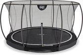 EXIT Black Edition inground trampoline rond ø427cm - zwart