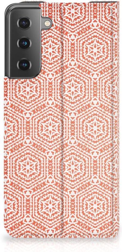 Étui Smartphone Samsung Galaxy S21 Motif Étui Mobile Orange