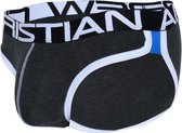Andrew Christian Show-It Retro Pop Brief Grijs - MAAT L - Heren Ondergoed - Slip voor Man - Mannen Slip
