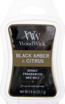 Woodwick Black Amber & Citrus 22,7 G For Unisex