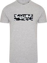Ballin Est. 2013 - Heren Tee SS Camo Block Shirt - Grijs - Maat XL
