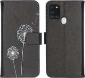 iMoshion Design Softcase Book Case Samsung Galaxy A21s hoesje - Dandelion