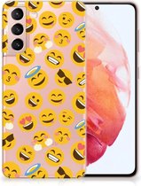 Backcover Soft Siliconen Hoesje Samsung Galaxy S21 Telefoon Hoesje Super als Cadeautjes voor Meisjes Emoji