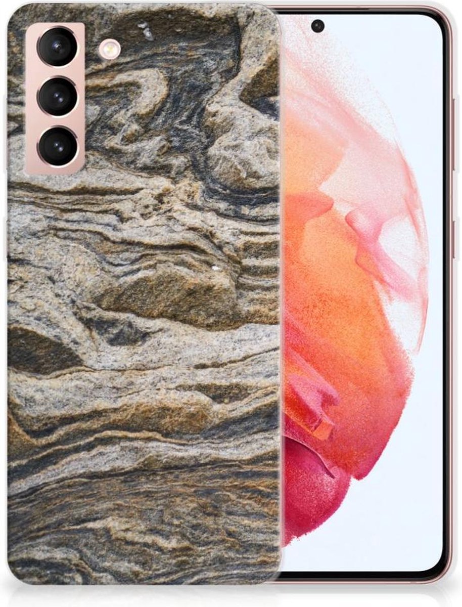 Samsung Galaxy S21 TPU Siliconen Hoesje Steen