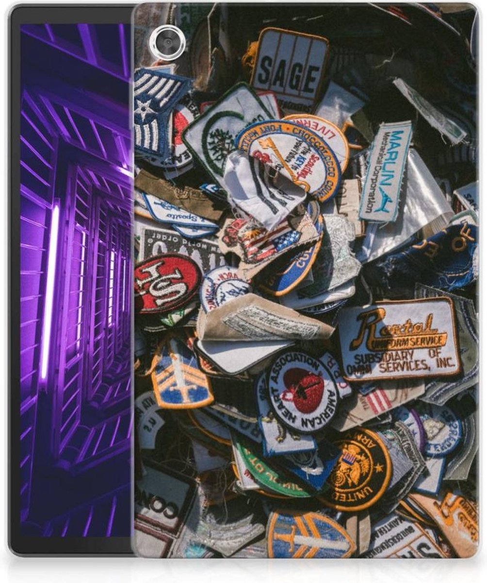 Lenovo Tab M10 Plus Tablet Backcover met foto Badges