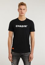 CHASIN' T-shirt Duell Logo Zwart ( 5211.213.137 - E90)