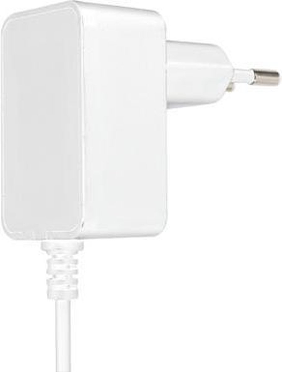 HQ-Power Compacte lader met micro-USB-aansluiting, 5 V - 1 A - 5 W, universele ingang 100-240 VAC, lange kabel van 150 cm, lichtgewicht ontwerp, ideaal voor reizen en dagelijks gebruik, wit