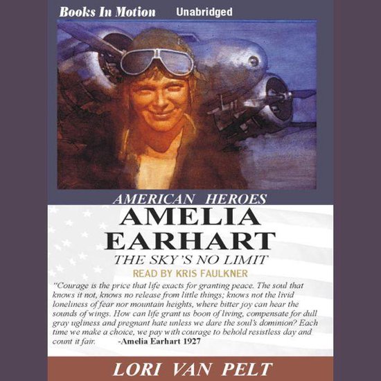 Amelia Earhart, The Sky's no Limit - cover