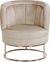 Fauteuil rond velvet velours gouden poot (r-000SP38389)