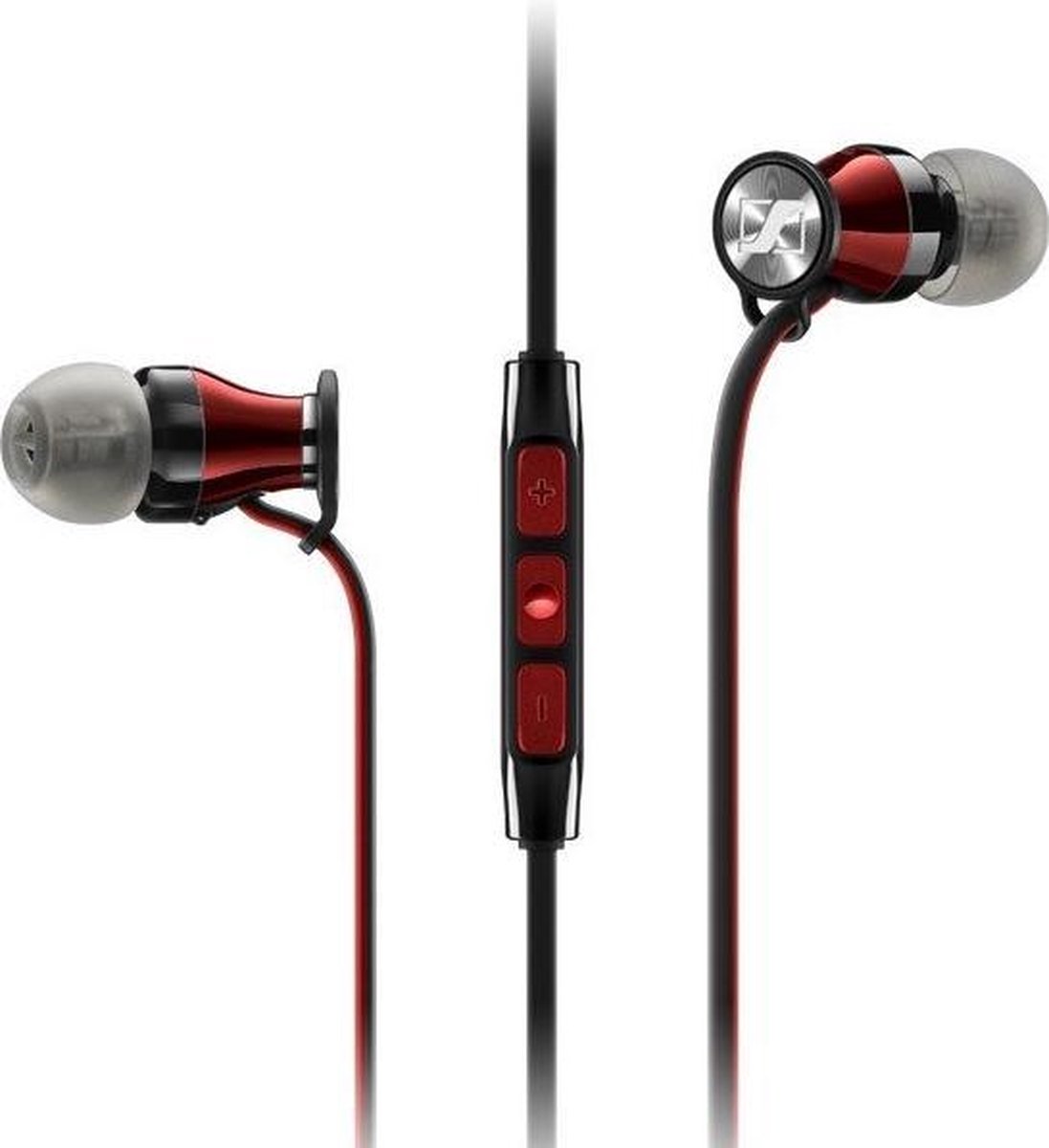 Sennheiser MOMENTUM In-Ear I Headset 3,5mm-connector - Zwart, Rood