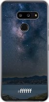 LG G8 ThinQ Hoesje Transparant TPU Case - Landscape Milky Way #ffffff