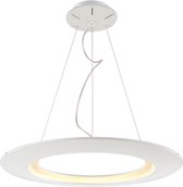 LED Hanglamp - Hangverlichting - Concepty - 35W - Natuurlijk Wit 4000K - Wit Aluminium