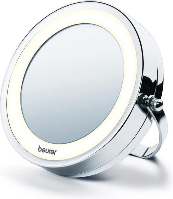 rechtop kiezen partij Beurer BS59 - Make-up spiegel met muurmontage - 2-in-1 - LED verlichting  Ø11cm | bol.com