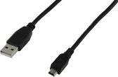 Valueline - Mini USB 2.0 Kabel - Zwart - 3 meter
