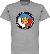 Tsjechoslowakije Logo T-Shirt - Grijs - 4XL