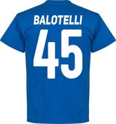 Brescia Balotelli 45 Team T-Shirt - Blauw - XXXL