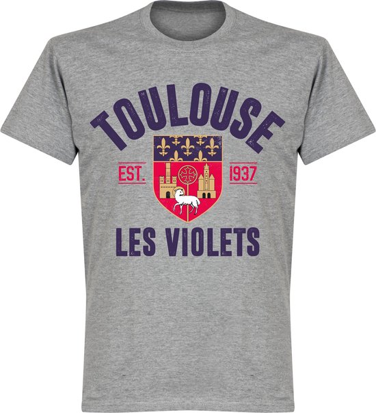 Toulouse FC Established T-Shirt - Grijs - 3XL
