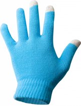 Eforyou - Gants tactiles unisexes de marque privée Bleu