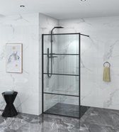Star & Art | Cabine de douche Luxuryline | Manhattan | 120 × 200 cm | Avec verre de sécurité transparent et revêtement Nano |