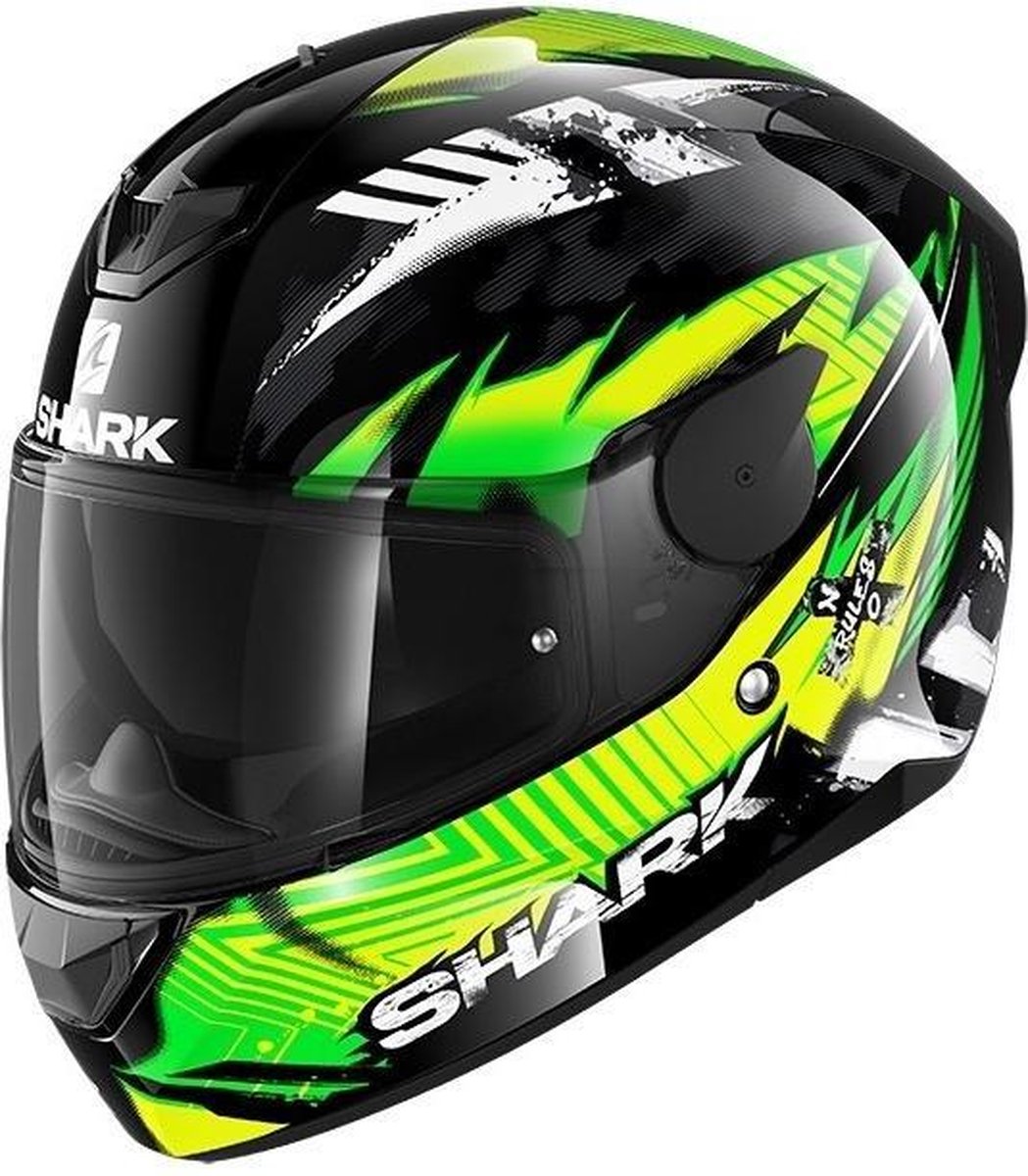 SHARK D-SKWAL 2 PENXA Motorhelm integraalhelm Zwart Rood Antraciet - Maat XS – foto 6