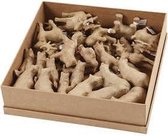 Pooldieren, h: 8-12,8 cm, l: 5,6-11,8 cm, 32stuks