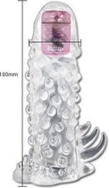 Vibrators voor Vrouwen Dildo Sex Toys Erothiek Luchtdruk Vibrator - Seksspeeltjes - Clitoris Stimulator - Magic Wand - 10 standen - Transparant - Baile for him®