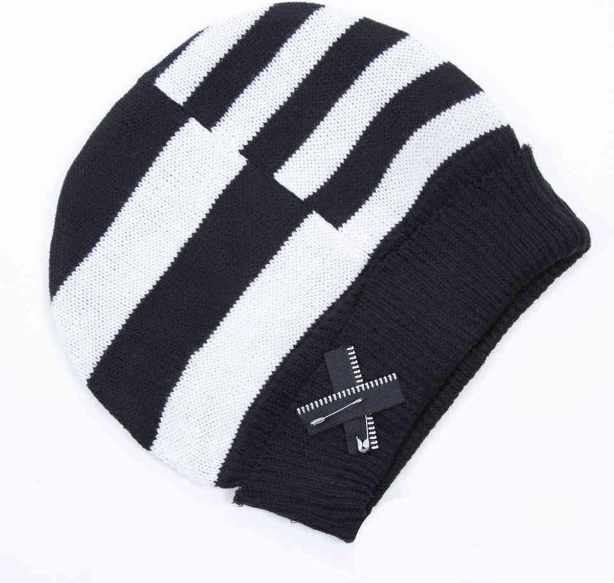 Heartless Beanie Muts JACK Zwart/Wit