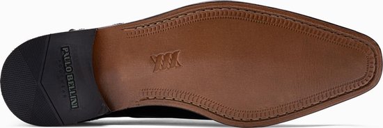 Paulo Bellini Buti Heren Geklede Veterschoenen Zwart Lak