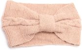 Haarband Knoop Knitted Soft Oud Roze - Gebreide Haarband