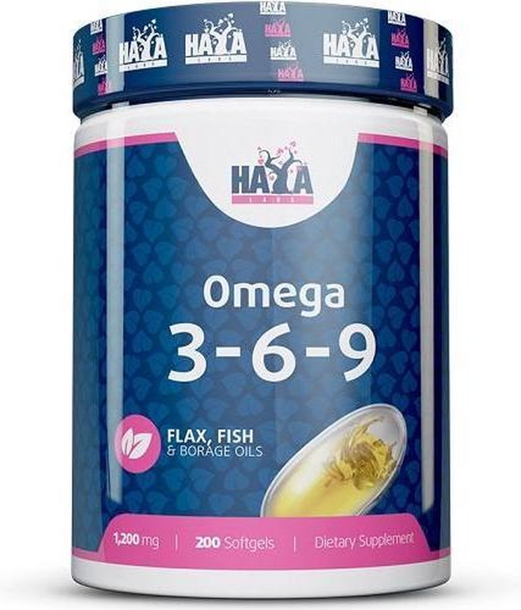 Goedkoopste Omega 3-6-9 Haya Labs 200softgels