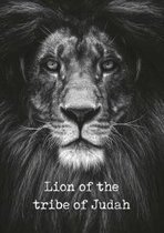 Wandbord - Tekstbord - Metaal - Lion of the tribe of judah - Bijbel - Christelijk - Majestic Ally - 1 stuk