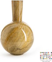 Design vaas Globe Large - Fidrio DESERT - glas, mondgeblazen bloemenvaas - hoogte 40 cm