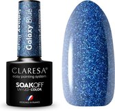 Claresa UV/LED Gellak Galaxy Blue #2 - Blauw, Glitter - Glitters - Gel nagellak