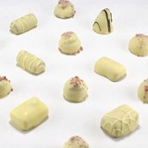 Doosje Bonbons Witte chocolade - 60 stuks