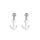 Go Dutch Label Oorbellen Oorknop Anker Zilver E1290-1