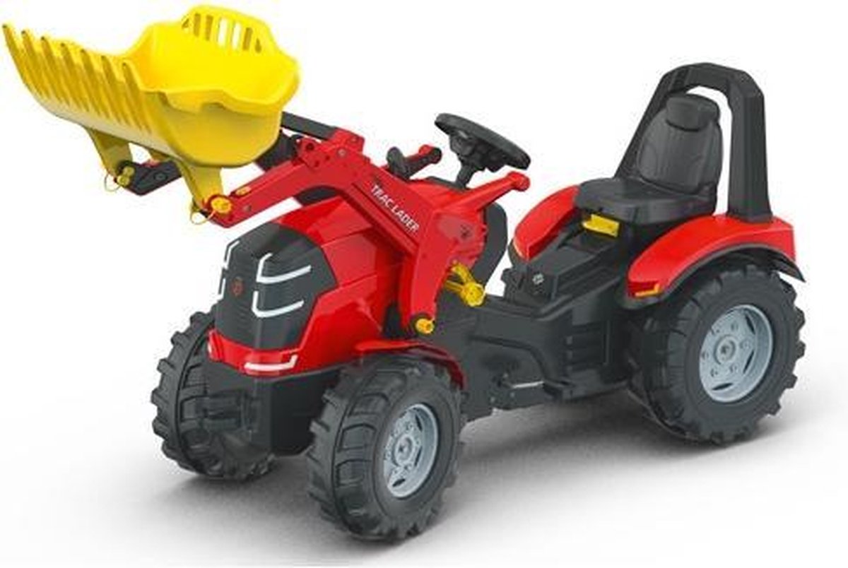 Rolly Toys Rollyjunior John Deere TrapTractor met Lader en Achtergraafarm