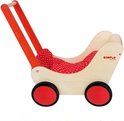 Simply for kids Houten poppenwagen rood