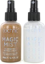 Technic Magic Mist Illuminating Setting Spray - 24K Gold-Irisdescent (set van 2)