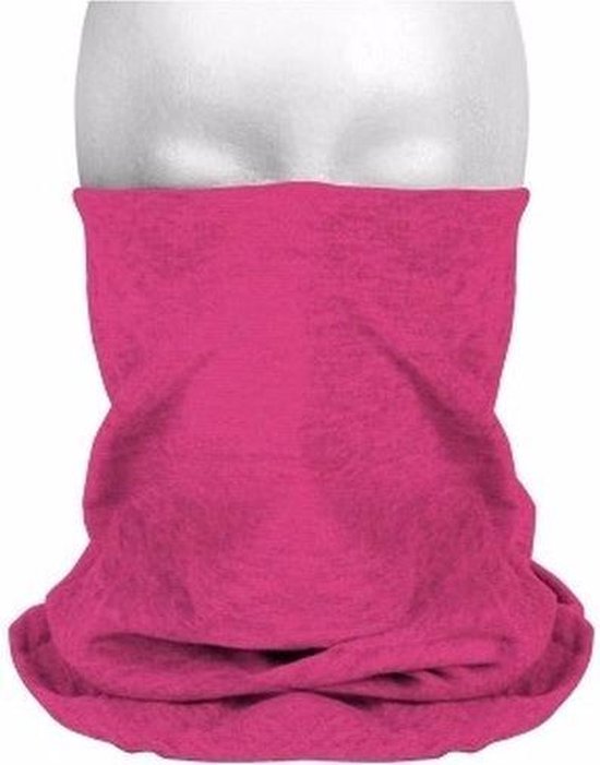Multifunctionele morf sjaal roze