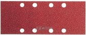 Dronco, abrasive strips 93 x 177 mm, for Klettsysthem, K120, 10 pieces, 8-hole