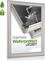 A2 Waterdichte Kliklijst Mat Zilver - 34 mm - type Waterprotect Security