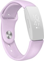 By Qubix - Fitbit Inspire HR siliconen bandje (large) - Lila